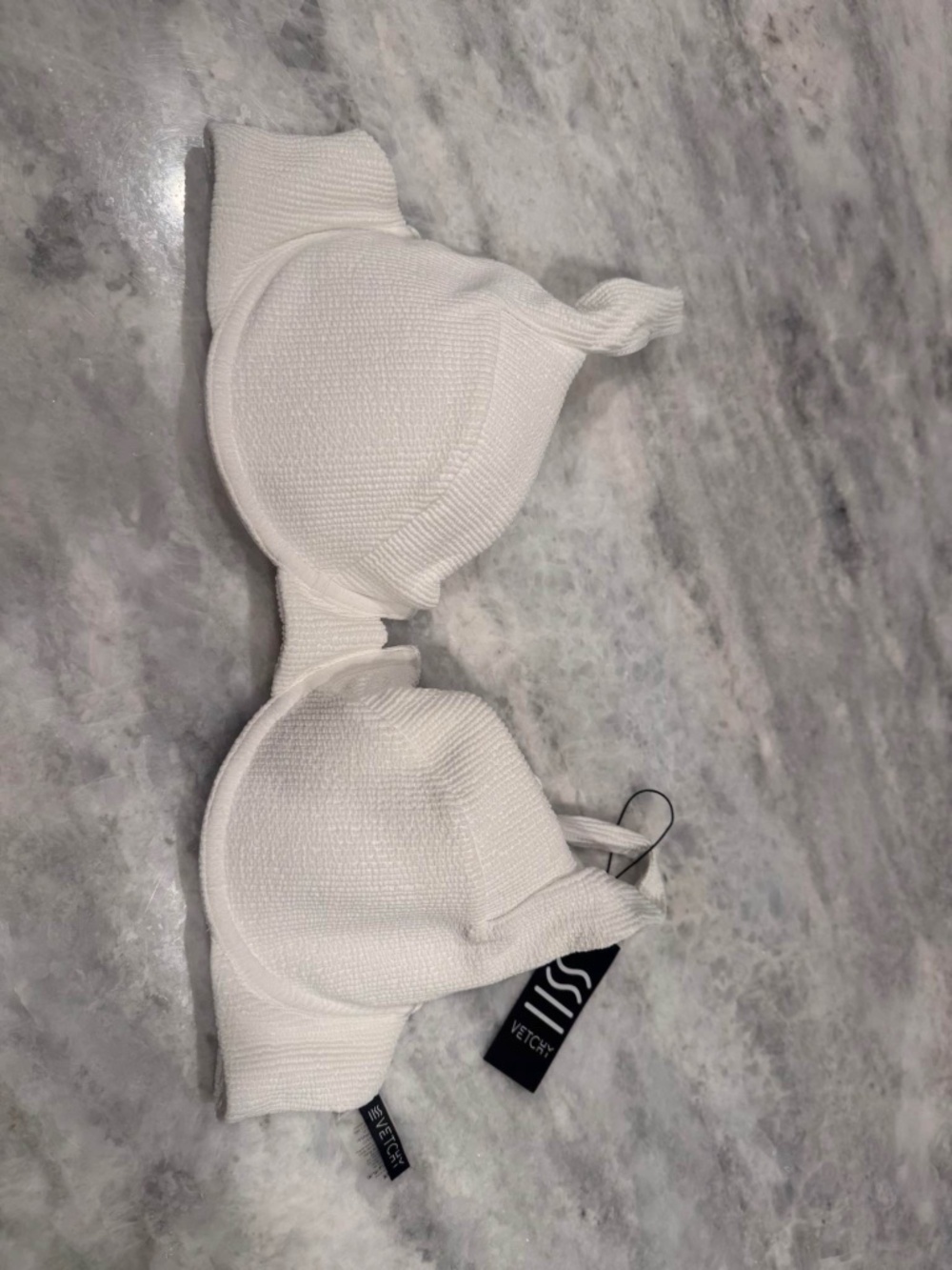 VETCHY White Bikini Set XL Bottoms and XXL Top - Picture 2 of 6